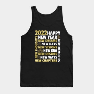 Happy New Year 2022 Tank Top